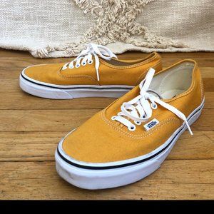 Vans Authentic Sneakers (Yellow) - Women's Size 8